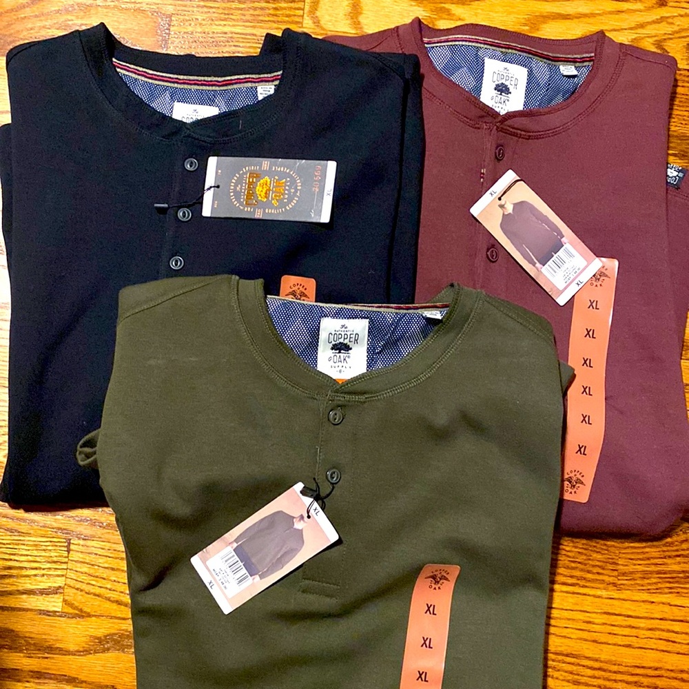 3 Copper & Oak long sleeve mens shirt size XL